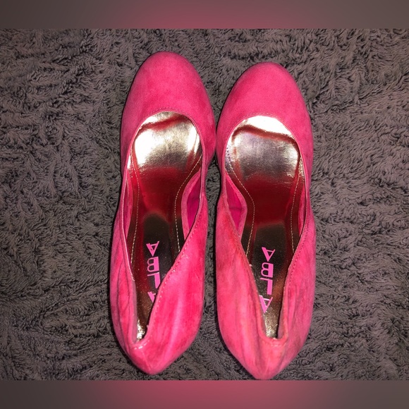 (Read description) Alba Footwear Hot Pink 5” Heels Elisa-1 Fuchsia size 8.5 - Picture 7 of 15